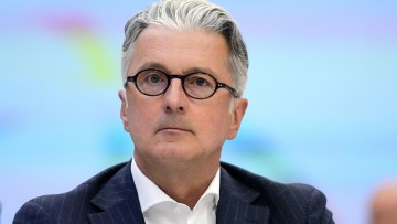 Rupert Stadler, ehemaliger Vorstandsvorsitzender des deutschen Automobilherstellers Audi, nimmt an seinem Prozess vor dem Landgericht teil. 