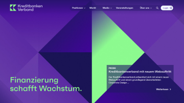 Screenshon Website Kreditbankenverband