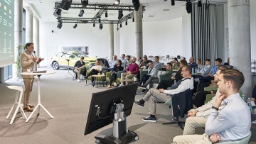 Skoda-Chef Klaus Zellmer im Skoda-Muzeum