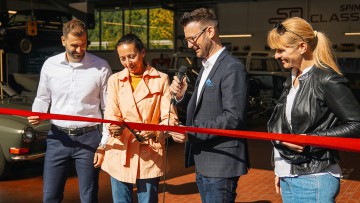 Marco Fell (Gesamtserviceleiter), Monika Spindler-Krenn (Inhaberin), Daniel Heilig (Geschäftsführung), Friederike Moritz (Geschäftsführung)