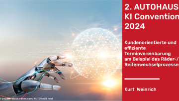 Symbolbild KI und der Titel des Vortrags von Kurt Weinrich 