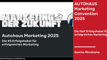 Titelfolie des Vortrags von Sascha Röwekamp im Rahmen der Marketing Convention 2025