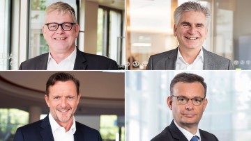 Andreas Roterberg (li.o.), Holger Jeromin (re.o.), Axel Nordieker (li.u.) und Pierre-Yves Beaufils (re.u.).