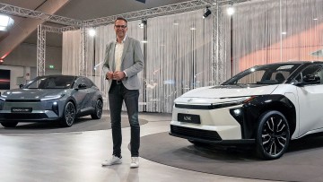 Toyota Deutschland-Chef Mario Köhler setzt große Hoffnungen in die neuen BEV-Modelle.