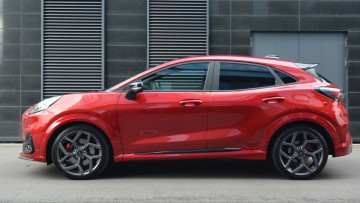 Karosserie, Mini-SUV, Crossover, Heck, Seitenansicht, Ford Puma