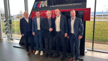 V.l.n.r.: Unterberger-Geschäftsführer Josef Gruber, Fritz Unterberger junior, Sebastian Vogl, Gerald Unterberger und Vogl-Geschäftsführer Jürgen Pöllner