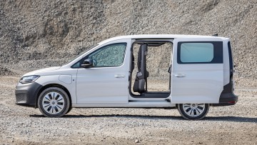 Der VW Caddy bietet eine neuartige Klappmechanik für die Rückbank