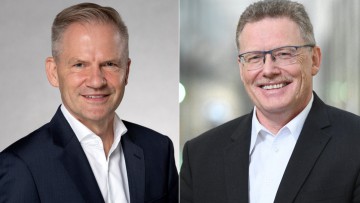 Steffen Reiche (links), Josef Baumert, VW Nutzfahrzeuge