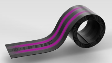 ZF Lifetec hat einen Sicherheitsgurt entwickelt, der für Infrarotkameras besondes gut erkennbar ist.