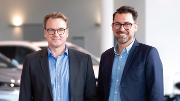 BYD Deutschland Managing Director Lars Bialkowski und Commercial Director Patrick Schulz 