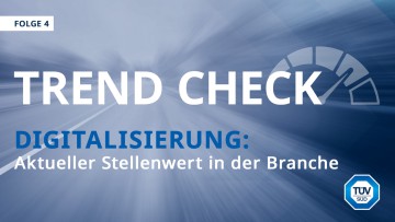 TÜV SÜD Trend Check Key Visual Digitalisierung