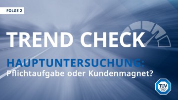 TÜV SÜD Trend Check Key Visual Hauptuntersuchung