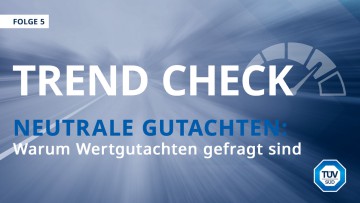 TÜV SÜD Trend Check Key Visual Gutachten