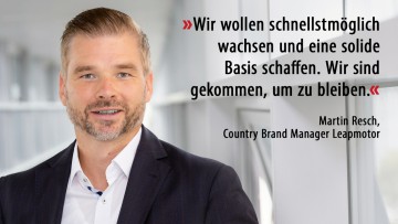 Martin Resch, Country Brand Manager Leapmotor