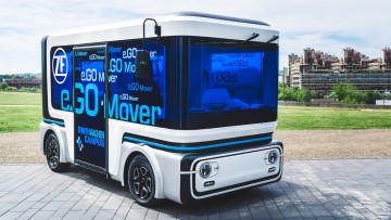 Autonome Shuttles auf der CES 2019