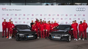 Neue Audi-Modelle für den FC Bayern