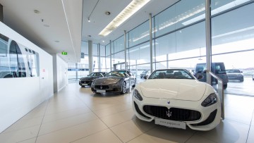 Pappas Maserati-Showroom in Salzburg