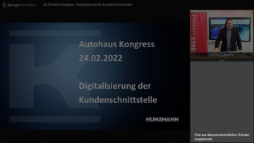 Video AUTOHAUS Kongress Digitalisierung Kundenschnittstellen - Vortrag Gold (24. Februar 2022)