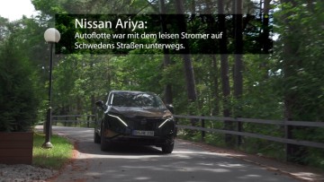 Video Nissan Ariya: Autoflotte testet den Neuwagen in Schweden