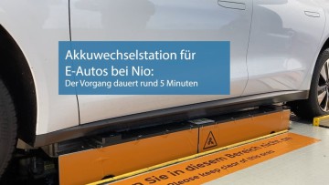 Video Nio Power-Swap-Station Zusmarshausen - so läuft der Batterietausch ab