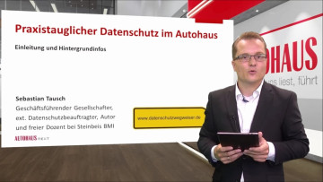 Video AUTOHAUS next: Praxistauglicher Datenschutz (Trailer)