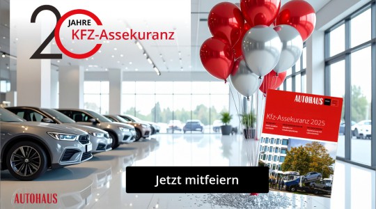 Jubiläum 20 Jahre Kfz-Assekuranz