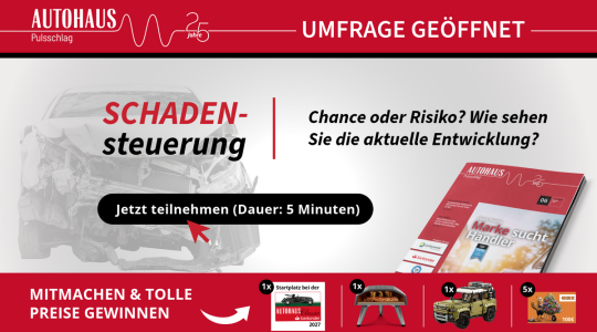Schadensteuerung im Autohaus: Sagen Sie uns Ihre Meinung!