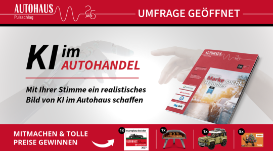 KI im Autohandel - Jetzt an Umfrage teilnehmen