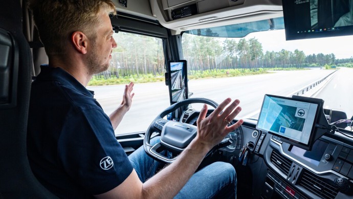 Auch das Thema Autonomes Fahren spielt bei ZF auf der IAA Transportation 2026 eine wichtige Rolle