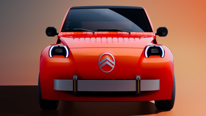 Die Front zeigt die vom Vorgänger gewohnte, stark gewölbte Motorhaube und die runden Scheinwerfer