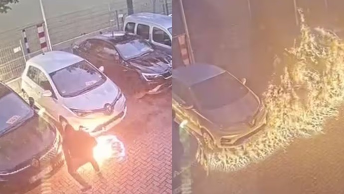 Feuer im Hinterhof: Autohaus König Opfer gezielter Brandstiftung