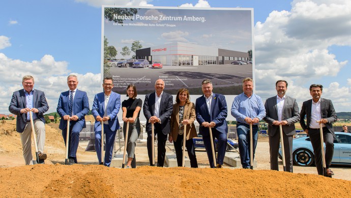 Porsche Zentrum Amberg - Spatenstich