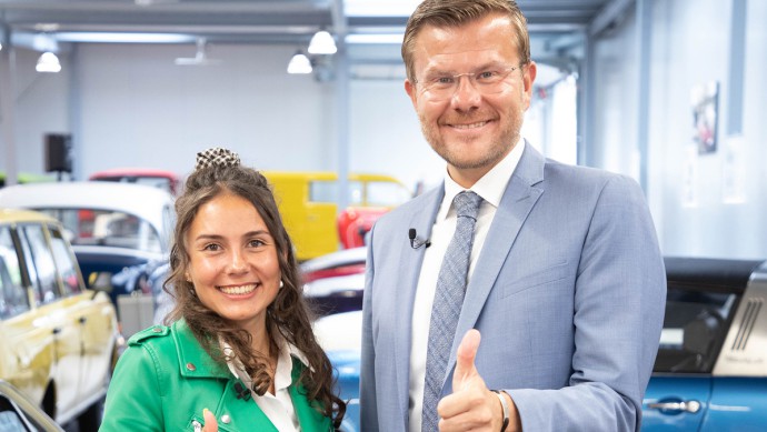 Influencerin Anna Augustin, Nürnbergs Oberbürgermeister Marcus König