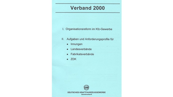 ZDK-Verbandsreform 2000