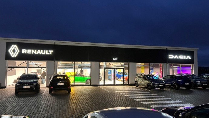 Autohaus Beil Renault - und Dacia-CI in Heuchelheim