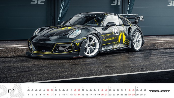 Techart-Kalender 2024 Januar