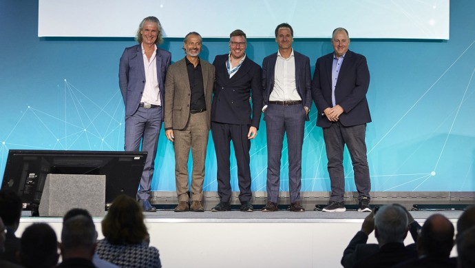 V.l.n.r.: Christian Schowalter, Hans Jürgen Persy, Alexander Sauer-Wagner, Max Christl und Marcus Lusebrink