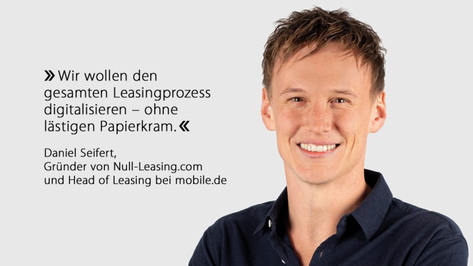 Daniel Seifert, Gründer von Null-Leasing.com und Head of Leasing bei mobile.de