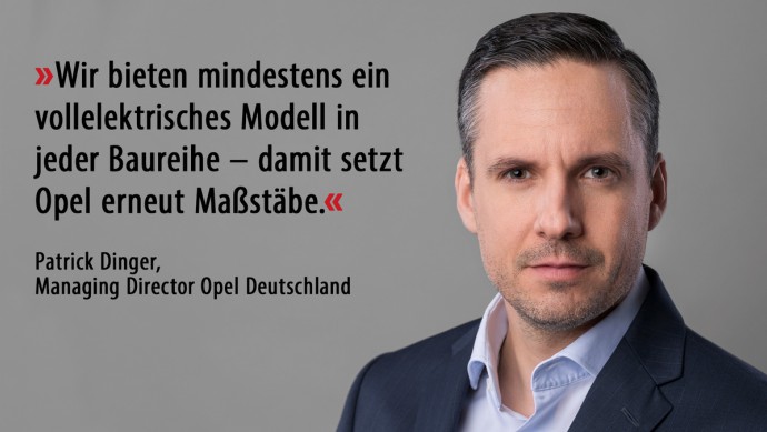 Patrick Dinger, Managing Director Opel Deutschland