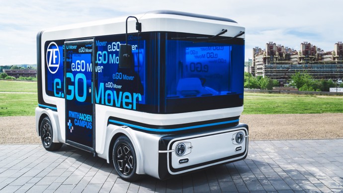 Autonome Shuttles auf der CES 2019