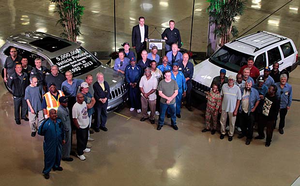 Füfnmillionster Jeep Grand Cherokee