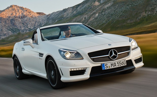 Mercedes-Benz SLK 55 AMG: Gegen den Downsizing-Trend