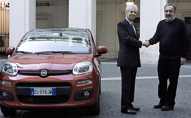 Mario Monti und Sergio Marchionne
