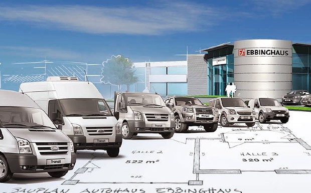 Ebbinghaus: Erstes Ford Gewerbe-Partnerzentrum in NRW
