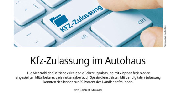 AUTOHAUS Panel: Kfz-Zulassung im Autohaus Ausgabe 11/2025 Seite 038