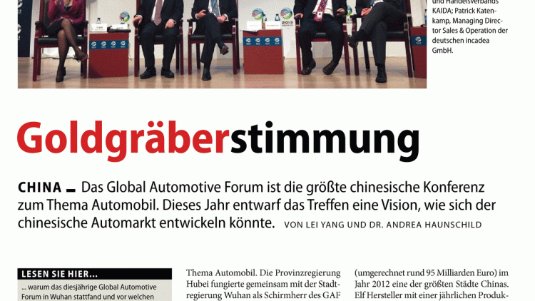 Ausgabe 21/2013: Goldgräberstimmung