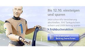 Rabattangebote: Kfz-Versicherer auch 2008 wieder mit "Frühbucheraktionen" SM DA Direkt Aktion