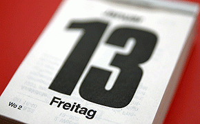 Am Rande: Keine Angst vor Freitag, dem 13.