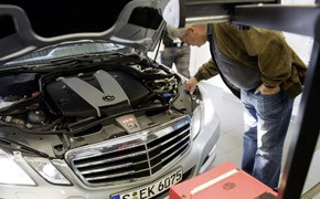 Lichttest Mercedes E-Klasse
