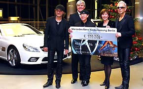Mercedes-NL Berlin: Spendengala mit Rockmusik Mercedes-NL Berlin: Spendengala mit Rockmusik